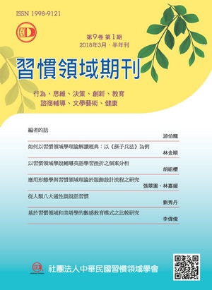 習慣領域期刊