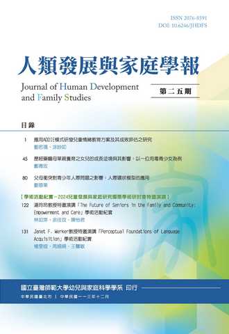 人類發展與家庭學報